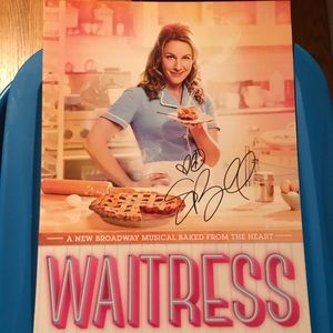 Waitress OBC Poster - Signed by Sara Bareilles
